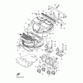 Схема вузла: Впускна система Yamaha YZF-R6/YZF600 R6