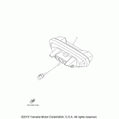 Схема вузла: Задній ліхтар (Стоп сигнал) Yamaha FJ09 FJ-09