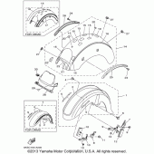 Схема вузла: Крило Yamaha XVS1100 V-Star Classic