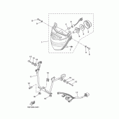 Схема вузла: Фара Yamaha XT660 XT660R