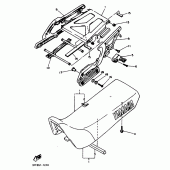 Схема вузла: Сиденье і Багажник Yamaha XTZ660 Tenere