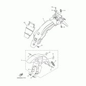 Схема вузла: Крило Yamaha YBR125