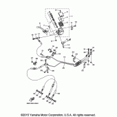 Схема узла: Передний тормозной цилиндр Yamaha XTZ1200 Super Tenere
