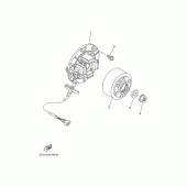 Схема узла: Генератор Yamaha YZ250 YZ250