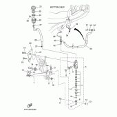 Схема узла: Задний тормозной цилиндр Yamaha MT03 MT-03