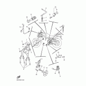 Схема узла: Электрооборудование 1 Yamaha FZ6 FZ6-SA2 (Naked, ABS)