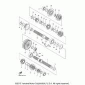 Схема узла: Трансмиссия Yamaha XVS1300 V-Star