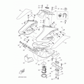 Схема узла: Топливный бак Yamaha WR125 WR125R