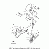 Схема узла: Топливный бак Yamaha TTR50 TT-R50