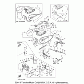 Схема вузла: Паливний бак Yamaha XVS1100 V-Star Classic