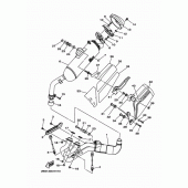 Схема вузла: Вихлопна система Yamaha XTZ1200 Super Tenere