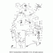 Схема узла: Топливный бак Yamaha XVS1300 V-Star