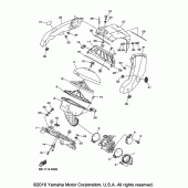 Схема вузла: Впускна система Yamaha YZ450F YZ450FX