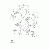 Схема вузла: Сидіння Yamaha VMX12 V-MAX