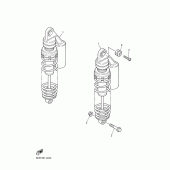 Схема узла: Suspension arriere Yamaha XJR1300