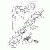Схема узла: Панель приборов Yamaha VMX12 V-MAX