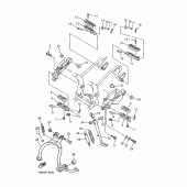 Схема узла: Подножки и Подставка Yamaha XJ600 Diversion (S-TYPE)