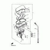 Схема вузла: Панель приладів Yamaha XJ600 Diversion (S-TYPE)