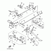 Схема вузла: Support repose pied Yamaha XVS650 Drag Star Classic