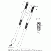 Схема узла: Опция (Chassis) Yamaha WR250 WR250Z