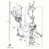 Схема вузла: Опція (ДВИГУН) Yamaha XV1100 Virago