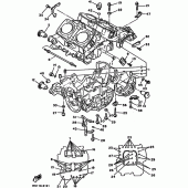 Схема вузла: Картер двигуна Yamaha VMX12 V-MAX