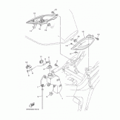 Схема вузла: Бічна кришка Yamaha TDM900