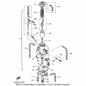 Схема узла: Карбюратор Yamaha WR250 WR250Z