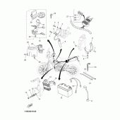 Схема вузла: Електроустаткування 1 Yamaha XT660 XT660Z Tenere