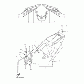 Схема вузла: Боковая крышка Yamaha YZF-R6/ YZF600 R6