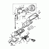 Схема вузла: Панель приладів Yamaha VMX12 V-MAX