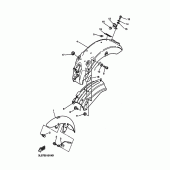 Схема узла: Крыло Yamaha XV125 Virago