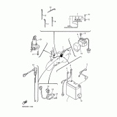 Схема узла: Partie electrique 2 Yamaha XJR1300