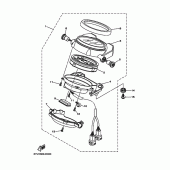 Схема вузла: Панель приладів Yamaha MT01 MT-01