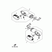 Схема узла: Поворотники Yamaha YBR250