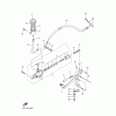 Схема вузла: Головний циліндр Yamaha YZF-R6/YZF600 R6