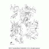 Схема вузла: Бічна кришка Yamaha XVS1100 V-Star Classic