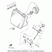 Схема узла: Heaklight Yamaha XVZ1300 Venture Royale