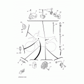 Схема вузла: Електроустаткування 2 Yamaha WR125 WR125R