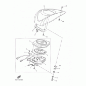 Схема вузла: Панель приладів Yamaha XVS950 Midnight Star