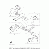 Схема вузла: Поворотники Yamaha FZ6 FZ6R