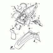 Схема узла: Крыло Yamaha WR250 WR250R