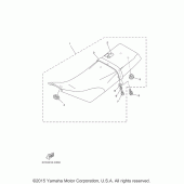 Схема узла: Сиденье Yamaha TW200