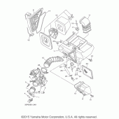 Схема вузла: Впускна система Yamaha TTR125 TT-R125