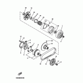 Схема узла: Сцепление Yamaha YP250 X-MAX