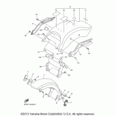 Схема узла: Крыло Yamaha XVS1300 Stryker