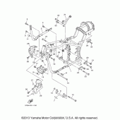 Схема вузла: Рама Yamaha XVS1100 V-Star Custom