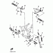 Схема узла: Soporte . apoyapie Yamaha XT600 XT600