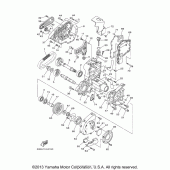 Схема узла: Промежуточная передача Yamaha XV1900 Stratoliner S