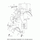 Схема вузла: Крило Yamaha XVS1300 V-Star Deluxe